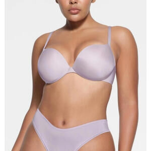 RARE Skims Ultimate Push Up Plunge Bra Color Iris Mica Size 42DD